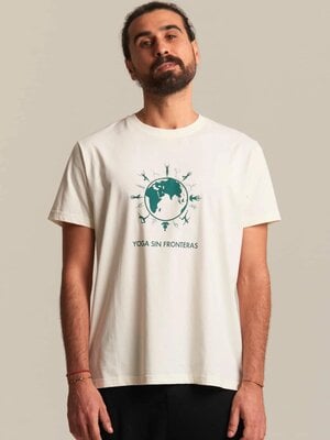 Shambhala Barcelona-Yoga en Sportkleding Yoga Sin Fronteras T-Shirt Man