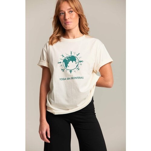 Shambhala Barcelona-Yoga en Sportkleding Yoga Sin Fronteras T-Shirt Shambhala Barcelona-Yoga en Sportkleding Yoga Sin Fronteras T-Shirt