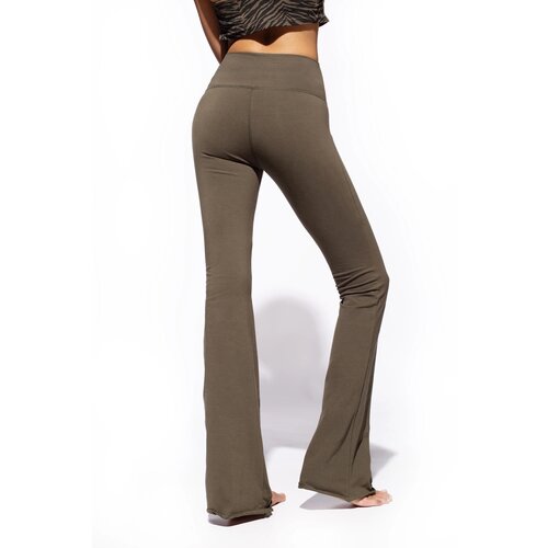 Funky Simplicity - Duurzame Yoga Kleding Flare Legging High Waist Olive
