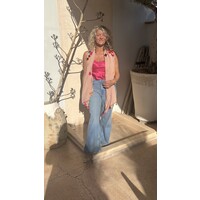 Geborduurde Shawl Sand