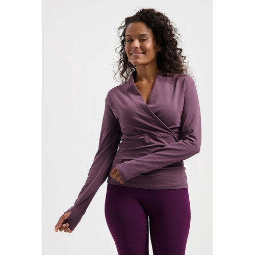 Urban Goddess - Duurzame Yoga- en Lounge Kleding Ishtar Longsleeve Yoga Shirt  Berry