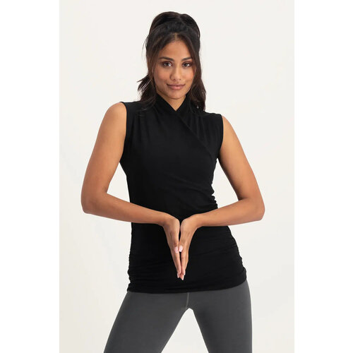 Urban Goddess - Duurzame Yoga- en Lounge Kleding Good Karma Yoga Top Zwart