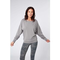 Batwing Shirt Long Sleeve Grey