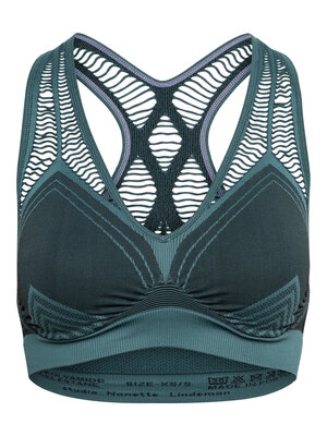 Studio Nanette Lindeman - Duurzame Yoga- en Sport Kleding Constructed Bra Top Misty Emerald