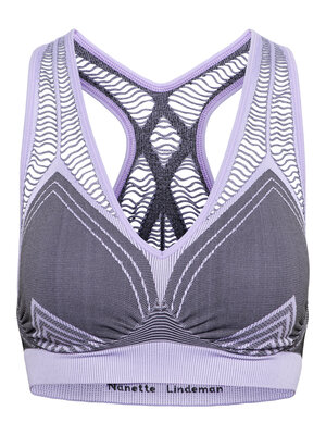 Studio Nanette Lindeman - Duurzame Yoga- en Sport Kleding Constructed Bra Top Lilac Sky