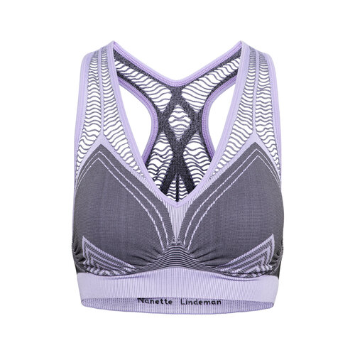 Studio Nanette Lindeman - Duurzame Yoga- en Sport Kleding Constructed Bra Top Lilac Sky