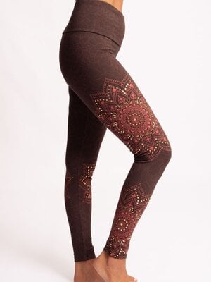 The Spirit of Om- Yoga Kleding van Biologisch Katoen Yoga Legging Chaya