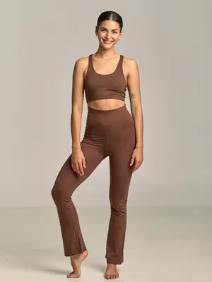 Shambhala Barcelona-Yoga en Sportkleding Shakti Flare Pant Earth