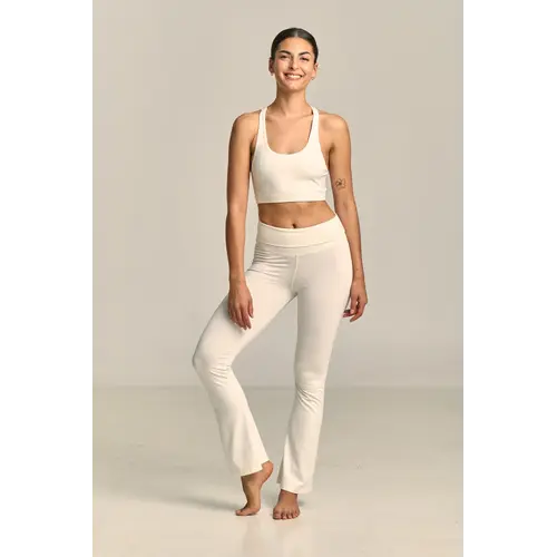 Shambhala Barcelona-Yoga en Sportkleding Shakti Flare Pant Oat