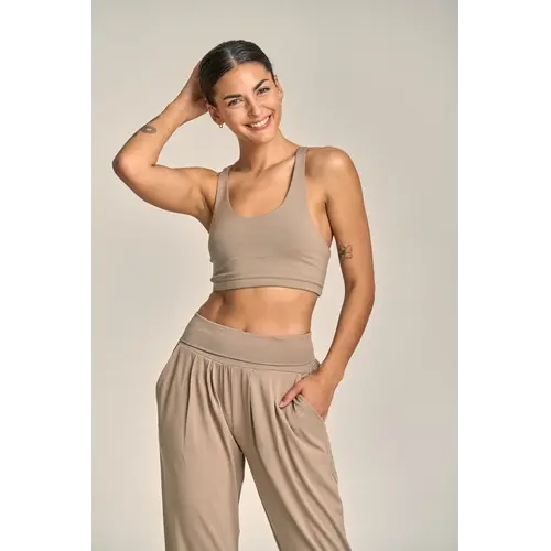 Shambhala Barcelona-Yoga en Sportkleding Vishnu Bra Clay