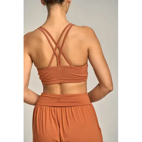 Shambhala Barcelona- Yoga en Sportkleding Vishnu Bra Terracotta