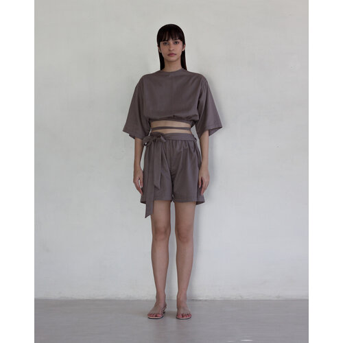 Inti Yoga Studio - Yoga en Lounge Kleding Sammy Shorts Grey