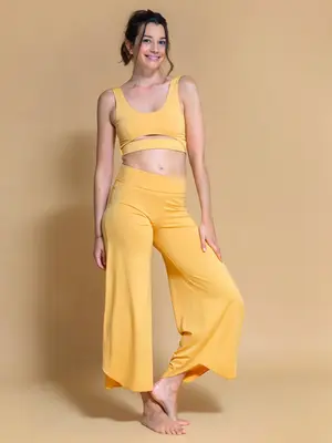 Shambhala Barcelona- Yoga en Sportkleding Maya Flare Pant Curry