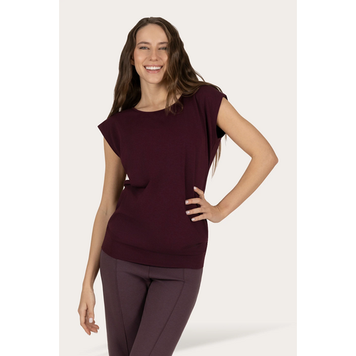 Urban Goddess - Duurzame Yoga- Pilates en Active Kleding Asana Yoga Tee Fig
