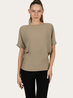 Urban Goddess - Duurzame Yoga- Pilates en Active Kleding Budhi Shortsleeve Yoga Top Fern