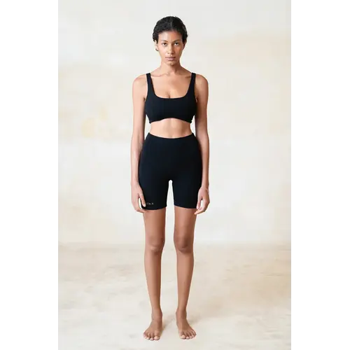 Studio K Yogawear- Yoga en Lounge Kleding Embla Bamboo Shorts Black