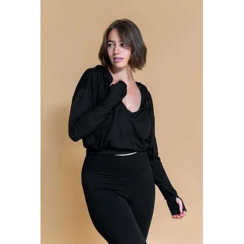 Shambhala Barcelona- Yoga en Sportkleding Niyama Hoodie Black