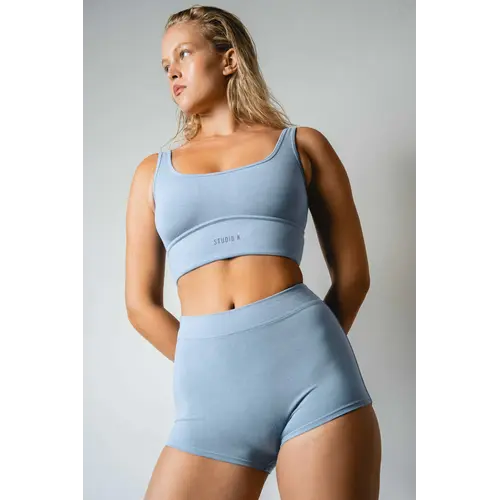 Studio K Yogawear- Yoga en Lounge Kleding Retro Booty Shorts Mist