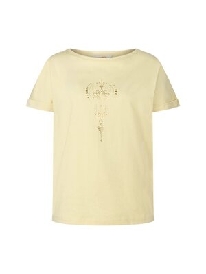 The Spirit of Om- Yoga Kleding van Biologisch Katoen Shirt Eka Padma Vanille