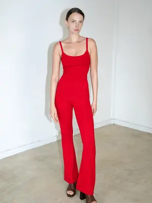 Studio K Yogawear- Yoga en Lounge Kleding Mové Cami Tank Rood