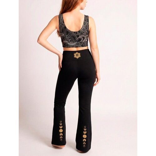 The Spirit of Om- Yoga Kleding van Biologisch Katoen Yoga Flare Legging Vipra