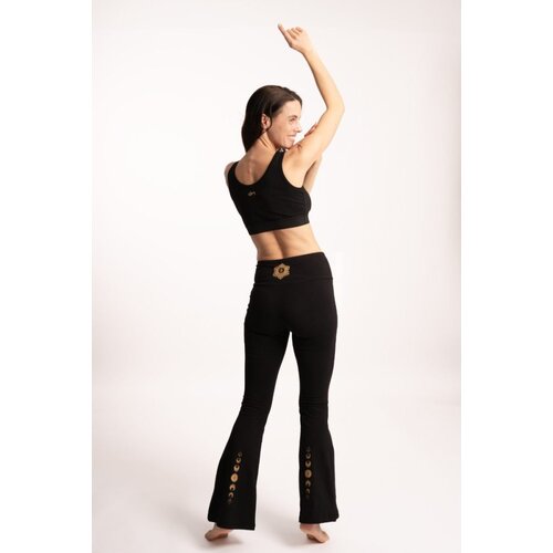 The Spirit of Om- Yoga Kleding van Biologisch Katoen Yoga Flare Legging Vipra
