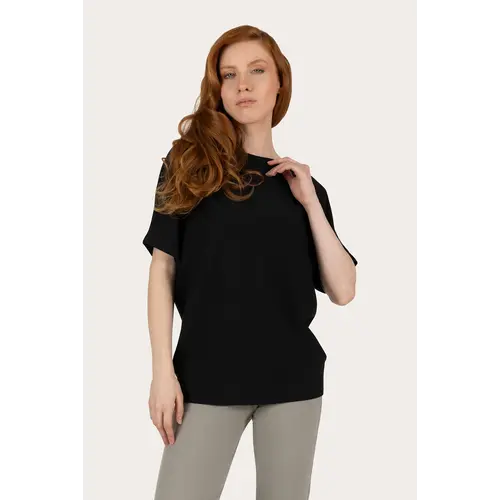 Urban Goddess - Duurzame Yoga- Pilates en Active Kleding Budhi Shortsleeve Yoga Top Zwart