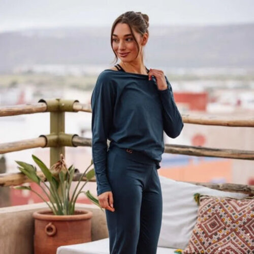 Urban Goddess - Duurzame Yoga- Pilates en Active Kleding Budhi Longsleeve Yoga Shirt Orion