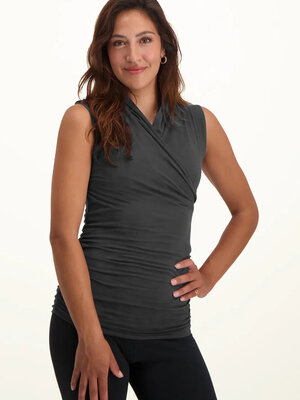 Urban Goddess - Duurzame Yoga- Pilates en Active Kleding Good Karma Yoga Top Ash