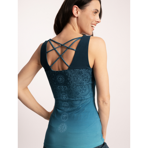 The Spirit of Om- Yoga Kleding van Biologisch Katoen Tanktop Vartula