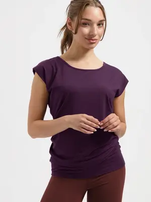 Urban Goddess - Duurzame Yoga- Pilates en Active Kleding Asana Yoga Tee Bloom