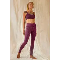 Hoge Taille Legging Bloom Fuchsia Purple