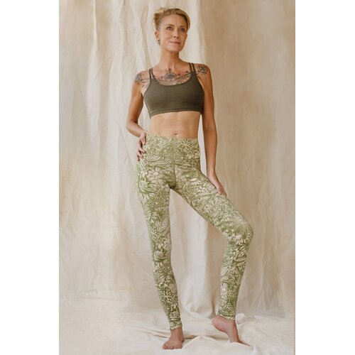 Funky Simplicity - Duurzame Yoga Kleding Cross Back Bra Olive