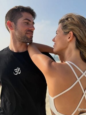 Shambhala Barcelona- Yoga en Sportkleding Om T-Shirt Zwart Man