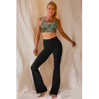 Cross Back Bra Bloom Olive Green