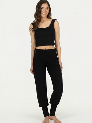 Urban Goddess - Duurzame Yoga- Pilates en Active Kleding Yoga Broek Dakini Zwart