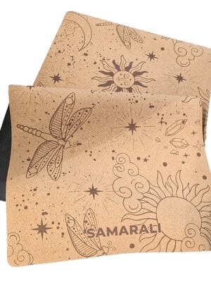 Samarali -  Yoga- en Lifestyle Cosmic Harmony Cork Yoga Mat Beige