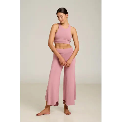 Shambhala Barcelona- Yoga en Sportkleding Maya Flare Pant Rosa Seca