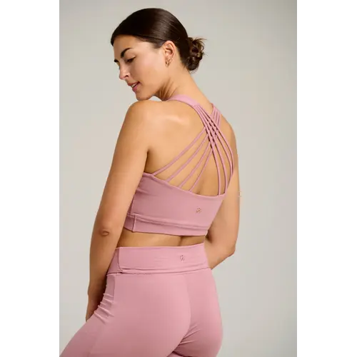 Shambhala Barcelona- Yoga en Sportkleding Devi Bra Rosa Seca