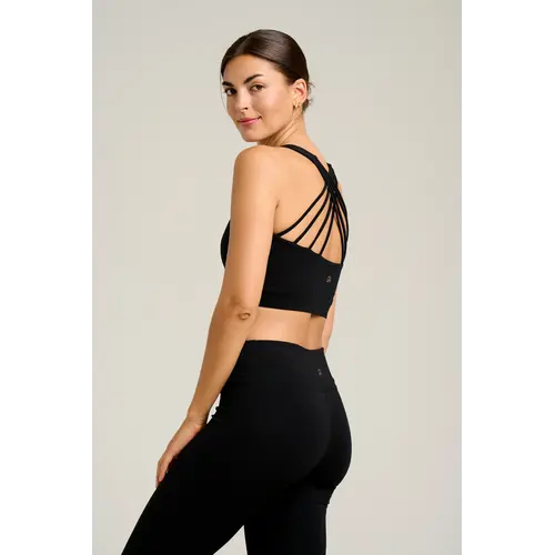Shambhala Barcelona- Yoga en Sportkleding Devi Bra Zwart