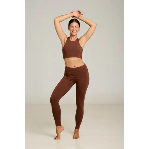 Shambhala Barcelona- Yoga en Sportkleding Mula Legging Bruin