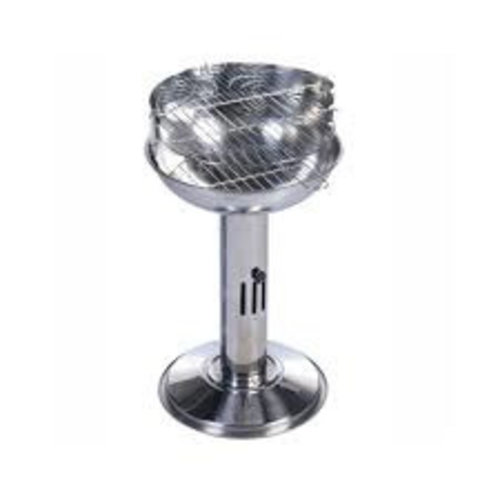 BBQ Collection Ronde RVS BBQ op voet uit de BBQ Collection BBQ Collection Ronde RVS BBQ op voet uit de BBQ Collection