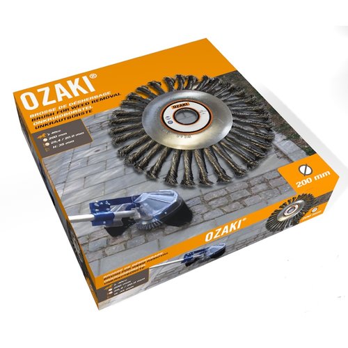 Ozaki Ozaki onkruidborstel 200mm voor bosmaaier Ozaki Ozaki onkruidborstel 200mm voor bosmaaier