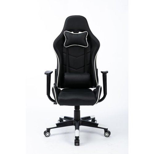 Alora Gamestoel Racer zwart/wit Alora Gamestoel Racer zwart/wit