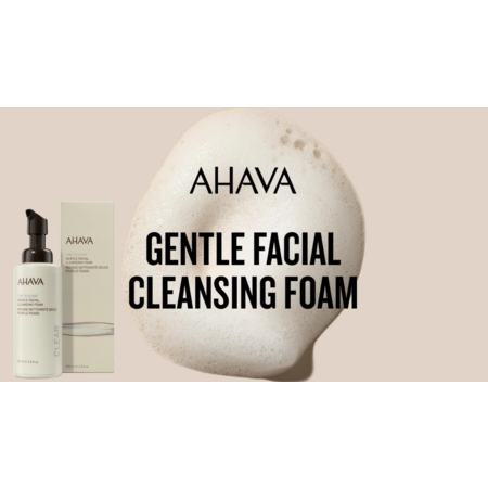 ahava gentle facial cleansing foam