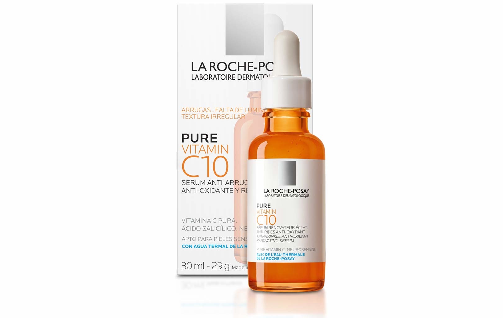 La roche posay c. La Roche-Posay Pure Vitamin c10. La Roche-Posay Pure Vitamin c10 Serum. La Roche-Posay Vitamin c10 антиоксидантная сыворотка для обновления кожи, 30 мл. La Roche Posay Vitamin c Serum 10 ml.