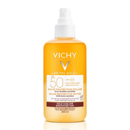 Vichy Capital Soleil Zonbesch water bruine teint SPF50