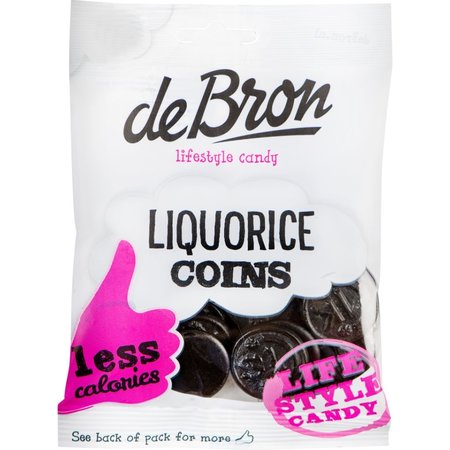 De Bron DE BRON LIQUORICE COINS