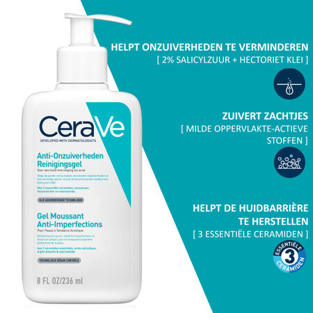 CeraVe CeraVe Anti-Onzuiverheden Reinigingsgel - 236ml