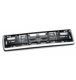 Kader ZILVER  (PP) voor nummerplaat 520x110mm